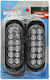 LED-Lkw-Volumenlichter Blau & Rot 9-30v Boutique-Lichter