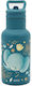 Sassi Junior Elephant Elephant Детска Бутилка За Вода Неръждаема Стомана Със Сламка Сив 500ml