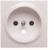 Kontakt-simon Single Socket Cover White Screens Dgz1zp/11