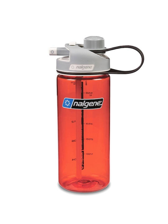 Nalgene Sustain Water Bottle Bike 600ml Red