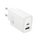 Hoco Зарядно без кабел с USB-A порт и USB-C пор...