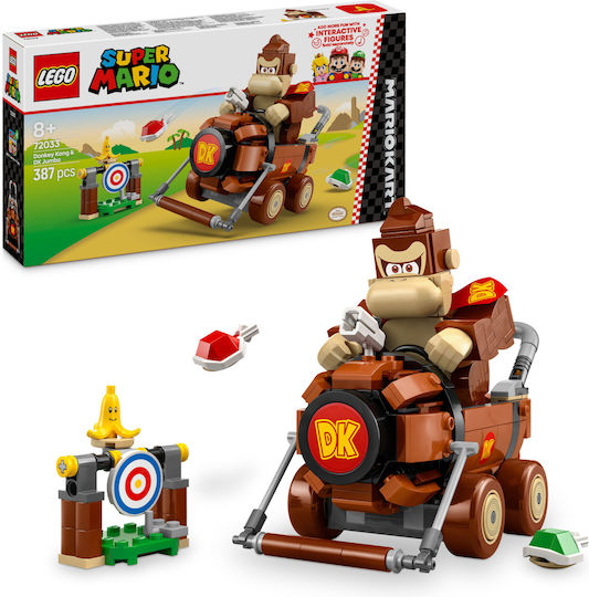LEGO Super Mario Mario Kart Donkey Kong & DK Jumbo For 8+ Years 387 Pieces