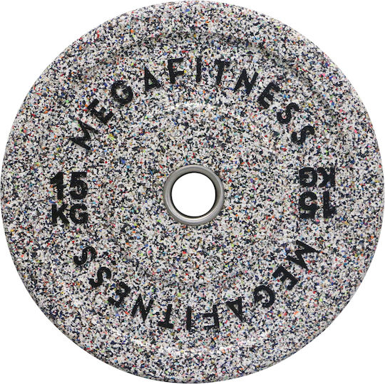 MegaFitness Hi Temp Bumper Δίσκος Λαστιχένιος 1 x 15kg Φ45mm