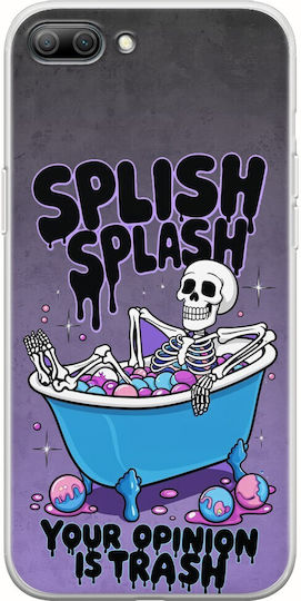 Прозрачен силиконов калъф Splish Splash за Huawei Honor 10, гъвкав TPU