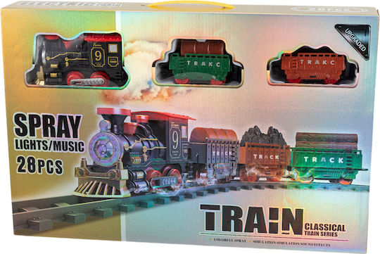 Gounaridis Toys Set with Train with Sound and Light for 3++ Years