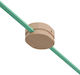 Ροζέτα Γιρλάντας Diy Οβάλ 2 Οπές Ξύλινη Filé Creative Cable 150023 Μπεζ