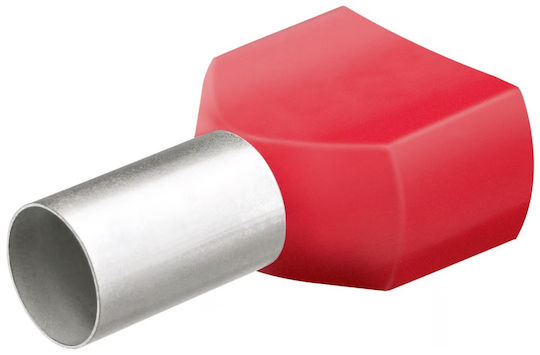 Knipex Ακροδέκτες Ακροχιτώνια με Μόνωση Κόκκινο (97 99 372) σε σετ των 200τμχ