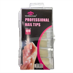 Global Nail Nail Tips in Beige Color 100pcs GB-55877