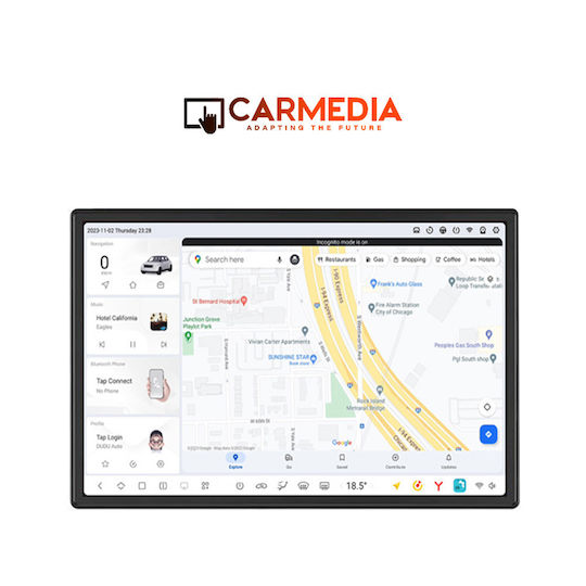 Carmedia Sistem Audio Auto pentru BMW Serie 3 (E46) 1998-2005 (Bluetooth/USB/AUX/WiFi/GPS/Apple-Carplay/Android-Auto) cu Ecran Tactil 13"