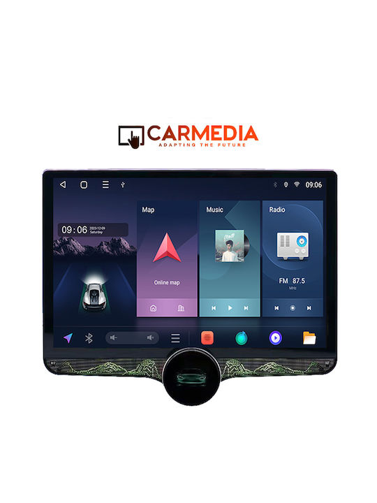 Carmedia Car Audio System for Ssangyong Korando 2014 (Bluetooth/USB/AUX/WiFi/GPS/Apple-Carplay/Android-Auto) with Touch Screen 11.8"