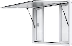 Vevor 48" L X 36" W Στάση Παραχώρησης Παραθύρου Σερβιρίσματος Food Truck Service Τέντα