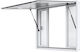 Vevor 48" L x 36" W Concession Stand Serving Window Food Truck Service Awning