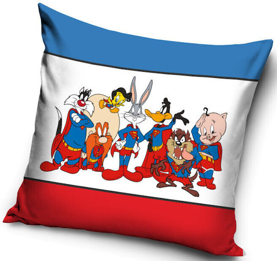 Looney Tunes Super Hero Kids Throw Pillow 40x40 cm