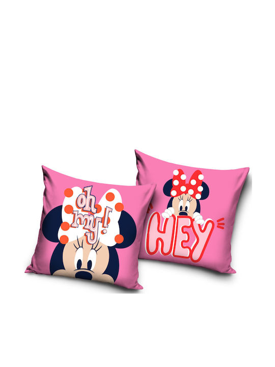Disney Minnie Hey Cushion Cover 40x40 Cm Velvet