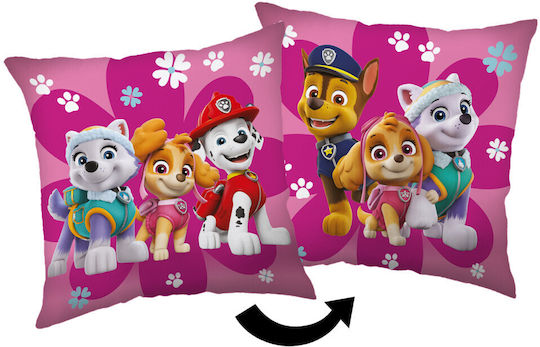Paw Patrol Blumen Kissenbezug 40x40 cm