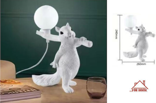 ForHome Lustră Decorativă cu Soclu pentru Bec G9 Alb