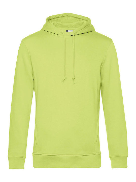B&C Мъжки рекламен суитшърт Lime