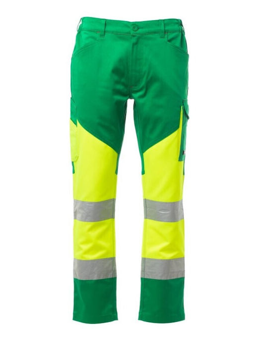 Payper Working Reflective Work Trousers Yellow