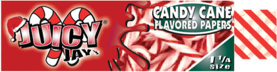 Juicy Jays Candy Cane Zigarettenpapier 1+1/4 32 Blätter 1Stück
