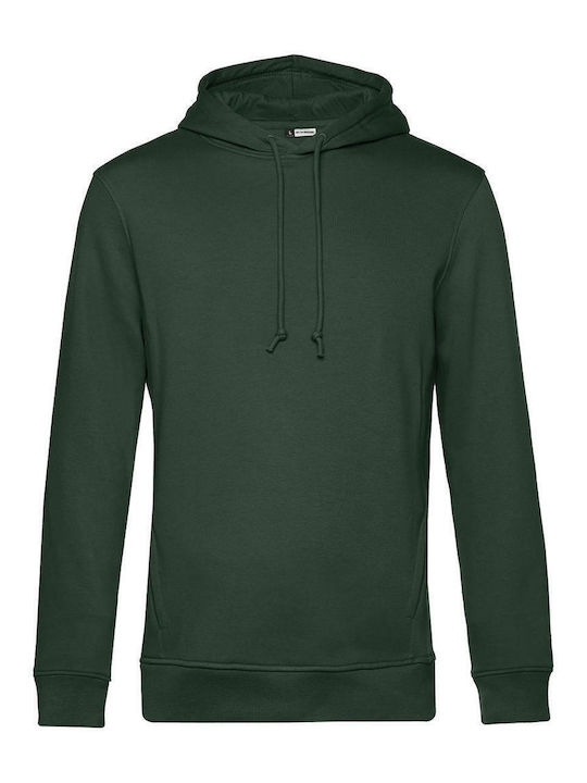 B&C Мъжки Рекламен Суитшърт Forest Green