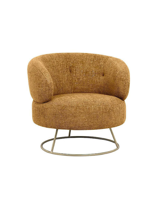 Geena Armchair Mustard 81x81x81cm