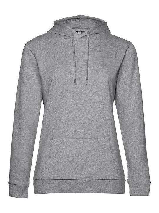 B&C Дамски рекламен суитшърт Heather Grey