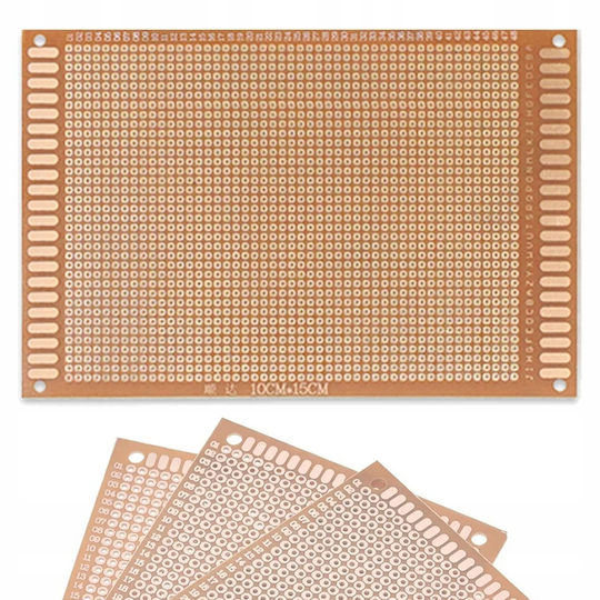 Placă prototip Rosfix cu scop general, față simplă, 100 x 150 mm