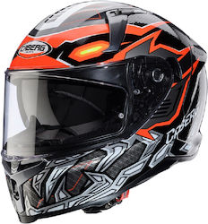 Caberg Avalon-X Full Face ECE 22.06 Gurkha Black / Grey / Fluo Orange