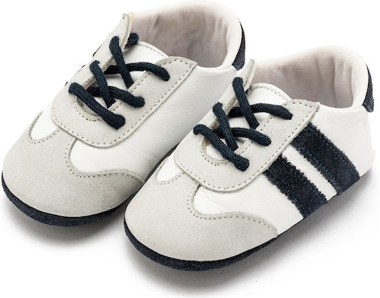 Babywalker Turquoise Baptism Leather Sneakers