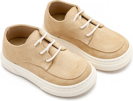 Babywalker Beige Baptism Moccasins