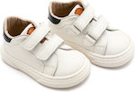 Babywalker White Baptism Leather Sneakers