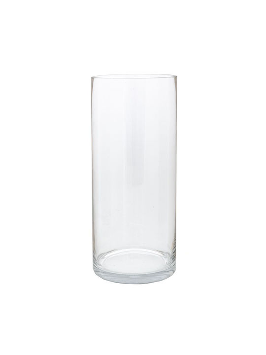 Glass Cylinder Vase Φ15x35cm