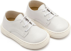 Babywalker White Baptism Leather Sneakers