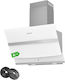 Ciarra Chimney Vent Hood 60cm White