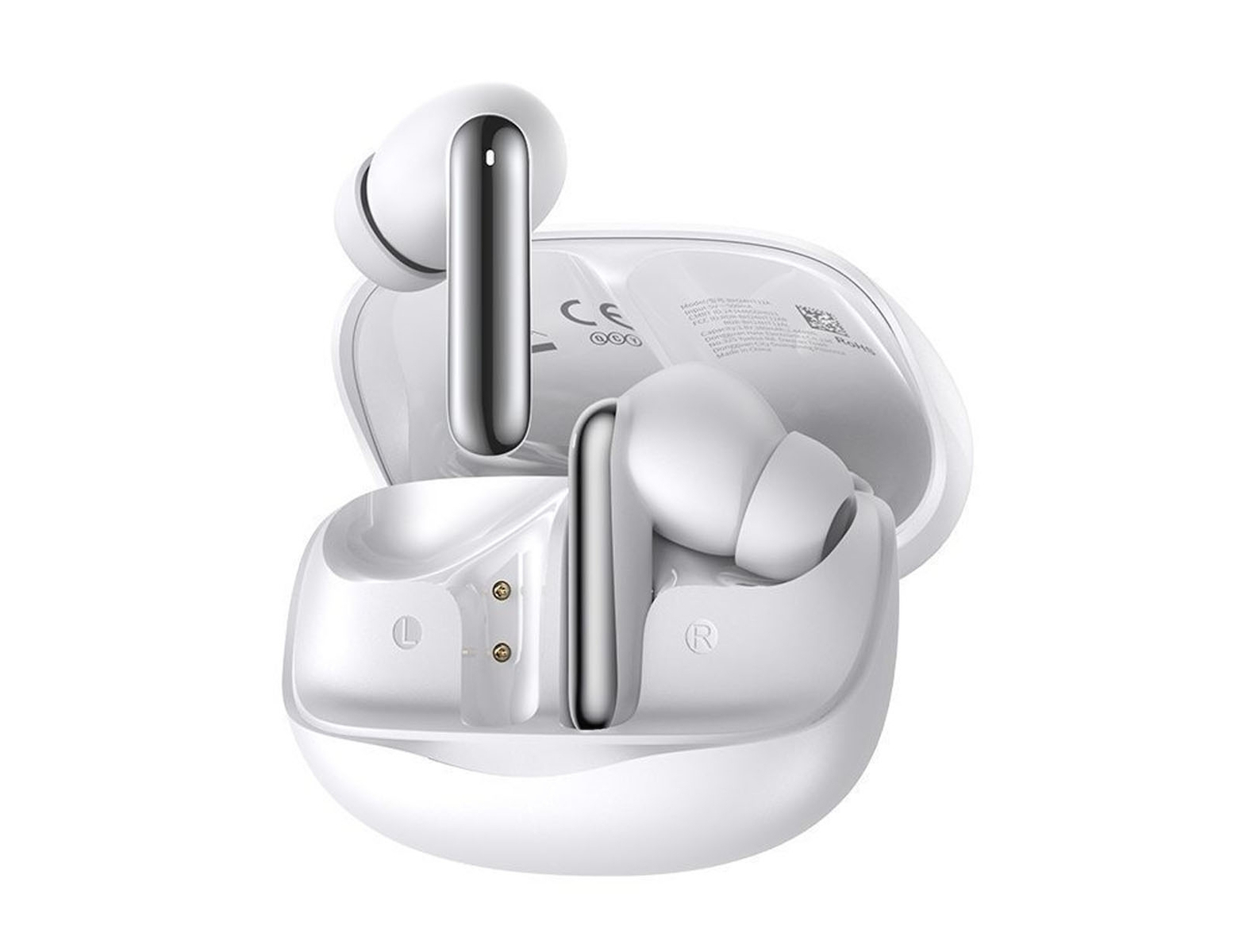 QCY Melobuds N50 Bluetooth Handsfree Ακουστικά με Θήκη Φόρτισης Λευκά (HT12 white)