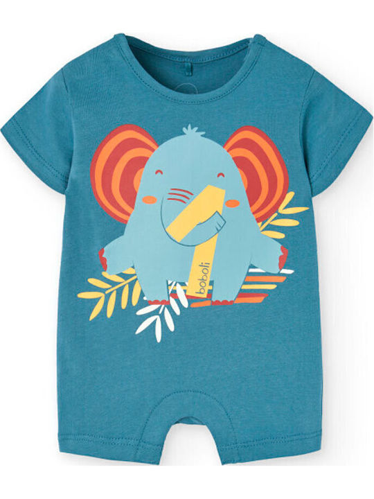 Boboli Babystrampler Kurzärmelig Ocean