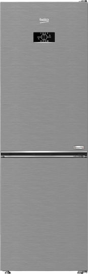 Beko Combină frigorifică 316lt NoFrost Î186.5xL59.5xA66.3cm. Inox B3RCNE364HXB