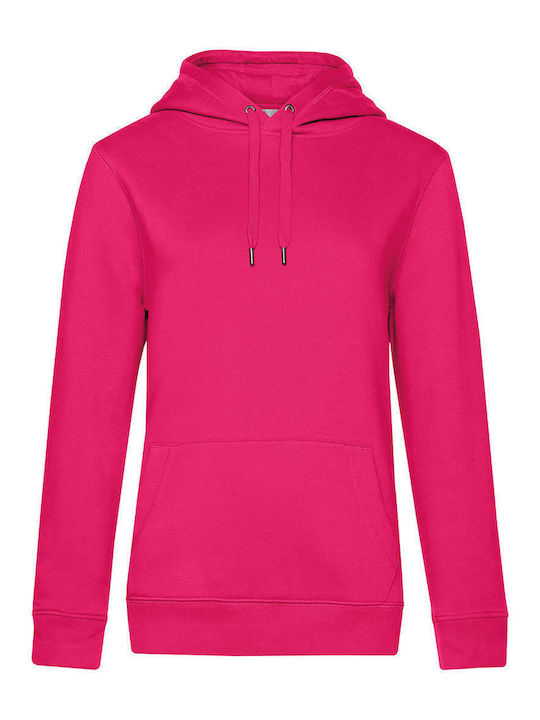 B&C Дамски Рекламен Суитшърт Magenta Pink