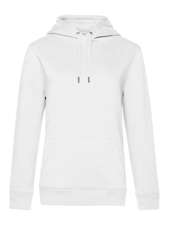 B&C Дамски Рекламен Суитшърт White