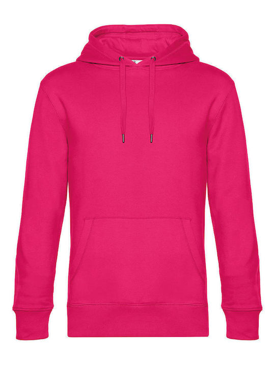 B&C Men's Long Sleeve Promotional Sweatshirt Magenta Pink