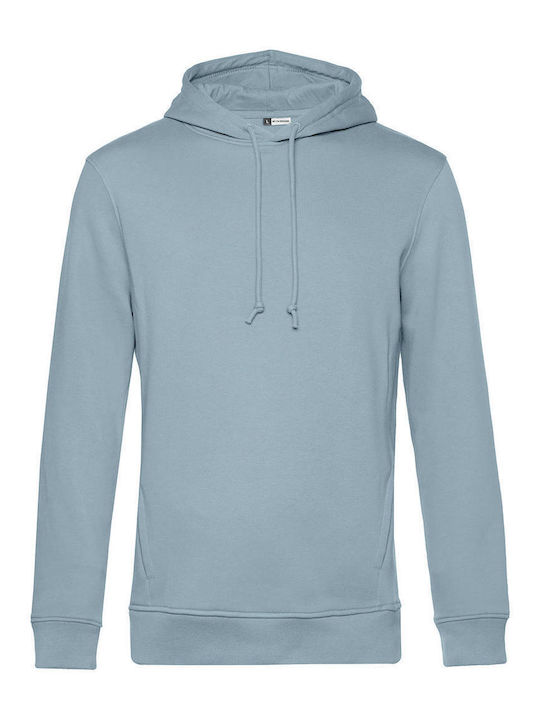 B&C Werbe-Hoodie Blue Fog