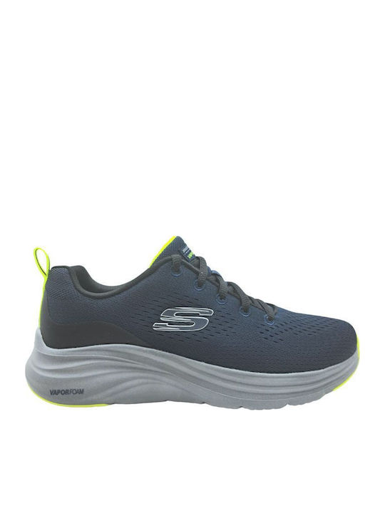 Skechers Vapor Foam Kids Sports Shoes Running with Laces Navy Blue  404001L-NVLM