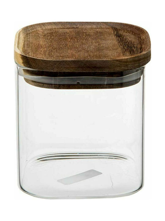Atmosphera General Use Glass Jar with Lid Transparent 600ml 1 Piece
