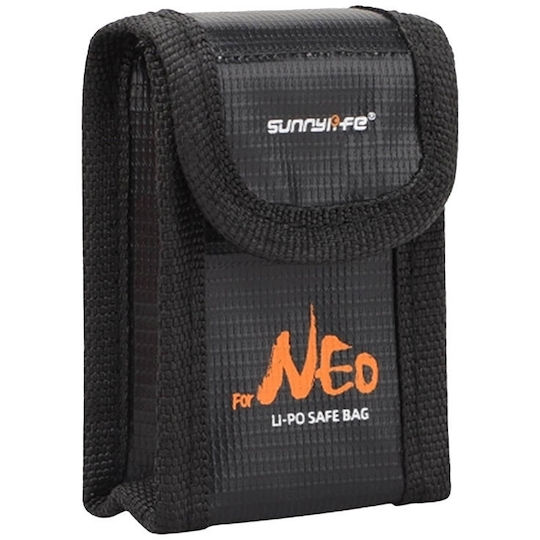 Sunnylife Τσάντα Μεταφοράς Μπαταρίας Μαύρη για DJI Neo