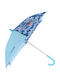 Disney Kids Curved Handle Umbrella Lilo & Stitch with Diameter 38cm Blue