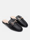 Flat Mules σε Μαύρο Χρώμα