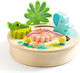 Djeco Mini Animal Activity Center MultiSmall aus Hölzernes für 12+ Monate