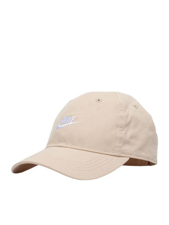 Nike Pălărie Copii Jockey Din Țesătură Futura Bej