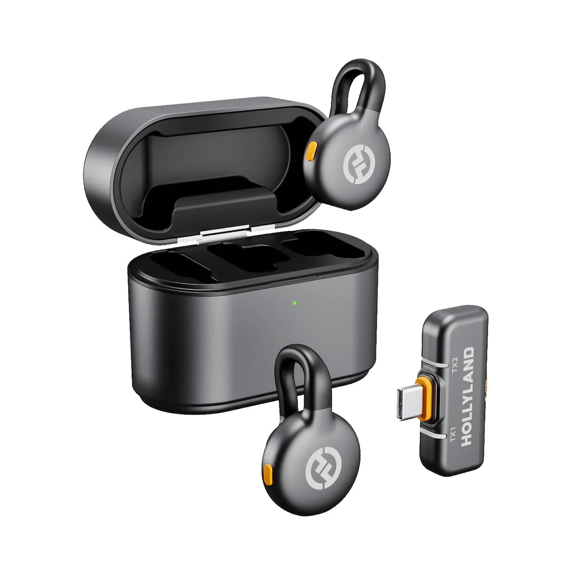 Hollyland Lark M2S USB Type-C バージョン Hollyland Lark M2s Usb-c – Sistem de Transmisie Audio Wireless