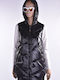 Women's Long Lifestyle Jacket for Winter Black